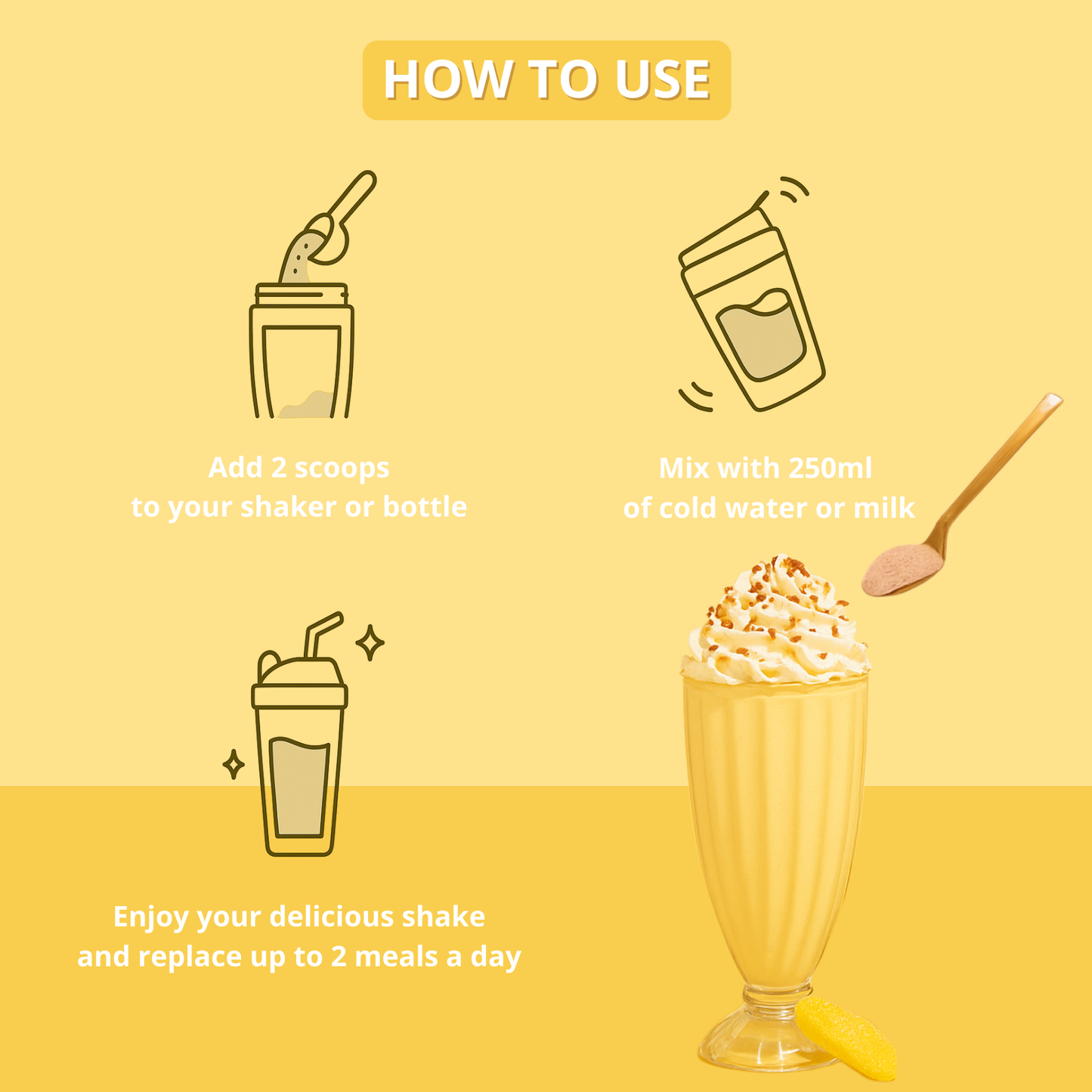 Banana Milkshake Collagen - Lose Weight & Glow