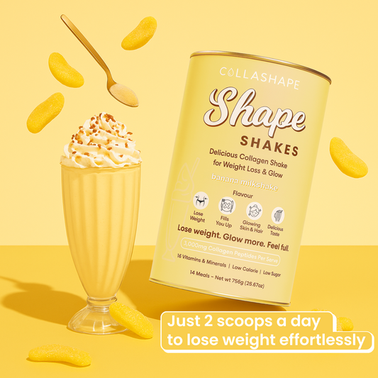 Banana Milkshake Collagen - Lose Weight & Glow