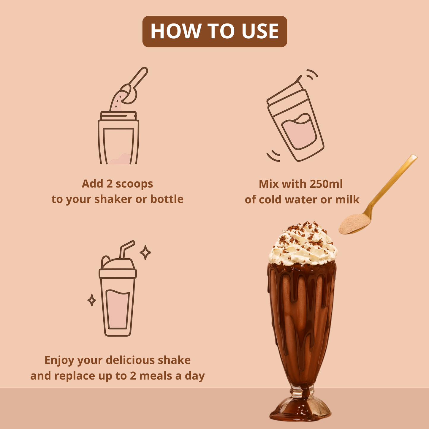 Chocolate Milkshake Collagen - Lose Weight & Glow