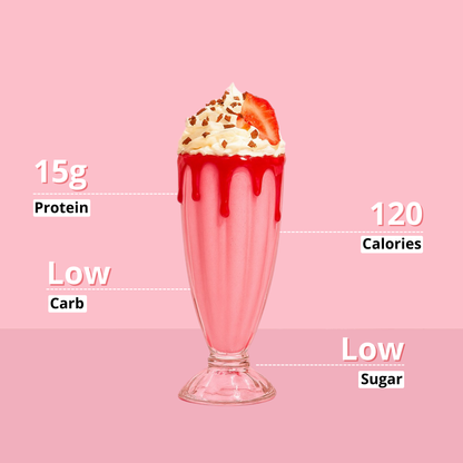 Strawberry Milkshake Collagen - Lose Weight & Glow