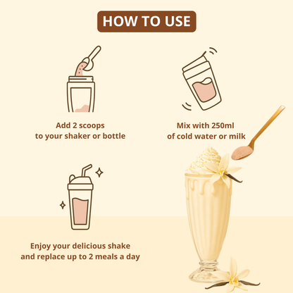 Vanilla Milkshake Collagen - Lose Weight & Glow