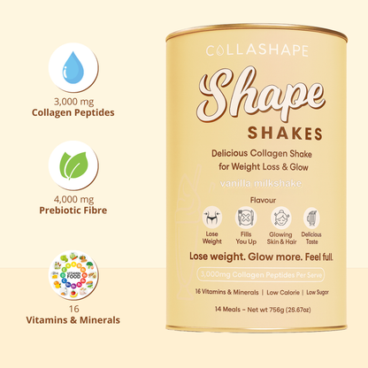 Vanilla Milkshake Collagen - Lose Weight & Glow